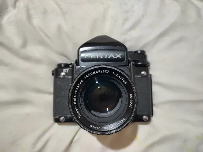 Câmera Pentax 67 Com Lente Pentax 105mm F2.4
