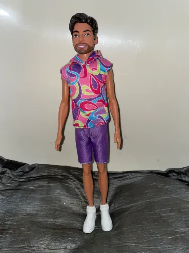 Boneco ken mattel fashionistas com barba
