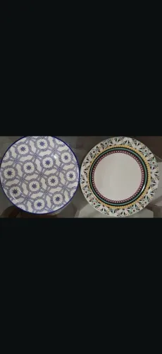 Pratos da Oxford para Uso ou Decoração (Dois)