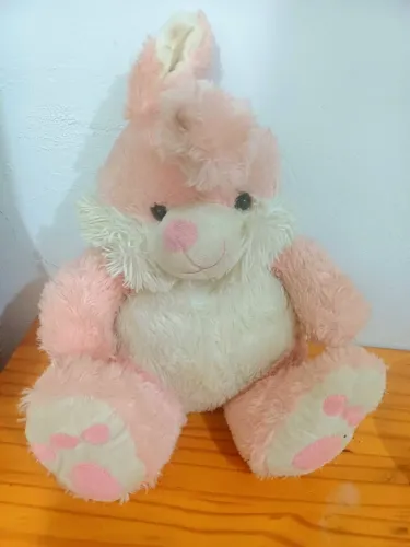 Ursinho de Pelúcia (Grande) - Coelho Rosa