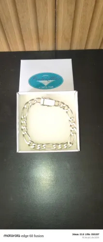 Pulseira em prata com feixe gaveta