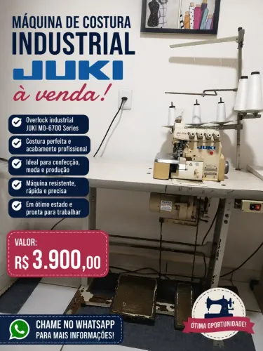 Máquina costura industrial
