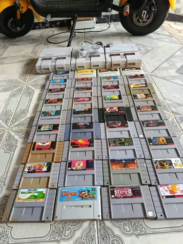 Super Nintendo - 3 consoles mais Vários Jogos 