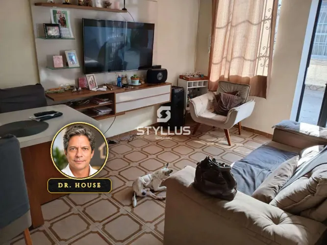 Casa de Vila Charmosa com 3 Quartos e Terraço com Churrasqueira na Rocha! M91J