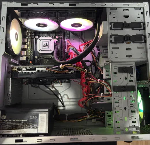 Pc gamer XEON gtx 1060 6gb 32gb de ram com water cooler Corsair