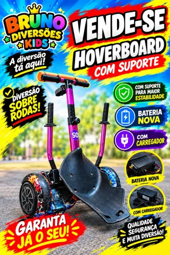 Vende-se ou troca Hoverbord com suporte 