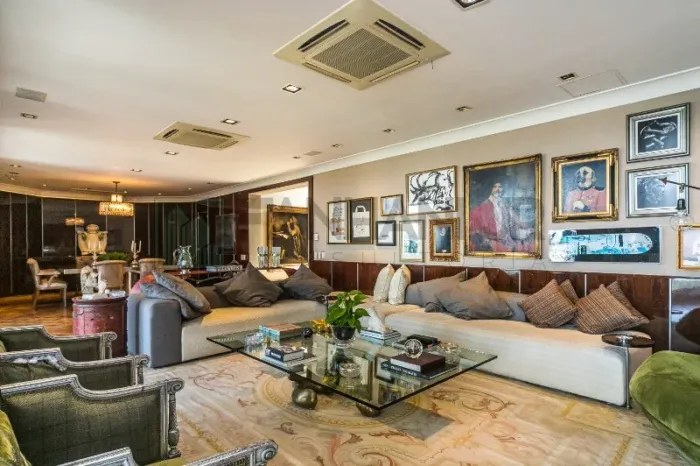 Cobertura de luxo no Jardins: 4 quartos, 4 suítes, 4 salas, 7 banheiros, 6 vagas de garage
