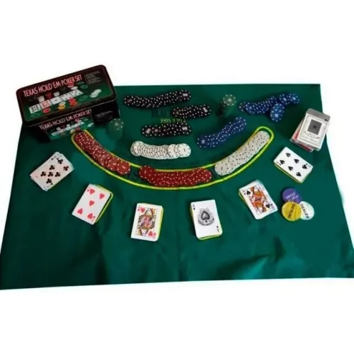 Poker Profissional Chips Jogo Com 200 Fichas 