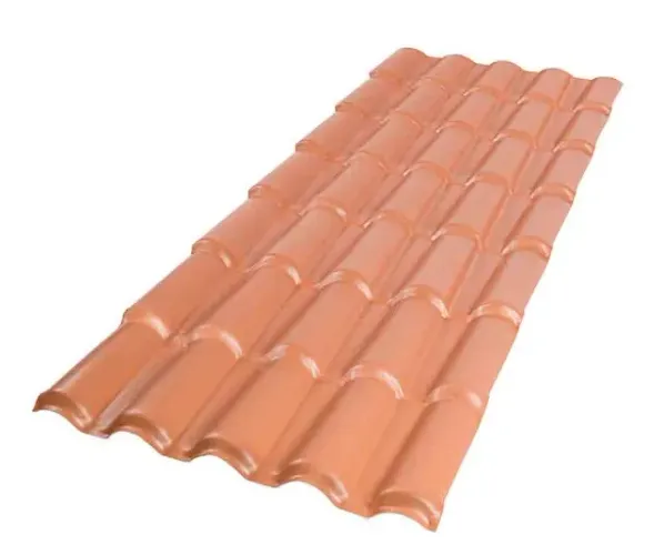 Telha colonial PVC Afort 5 ondas 2,30x0,86 TERRACOTA - R$94,90UN