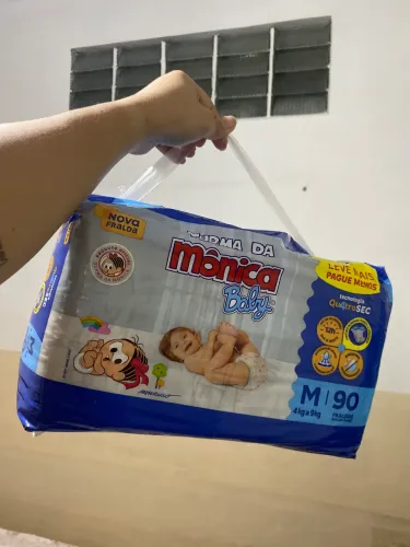 Fralda turma da Mônica pacotão 