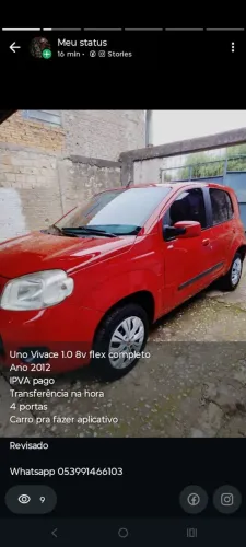 Fiat Uno Vivace Celeb. 1.0 EVO F.flex 8V 5P 2012