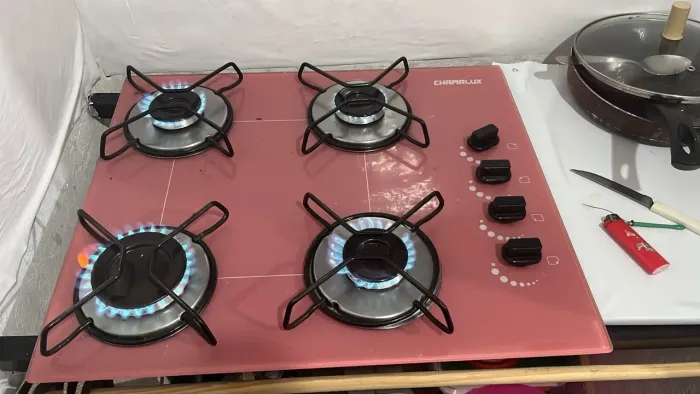 Vendo cooktop rosa