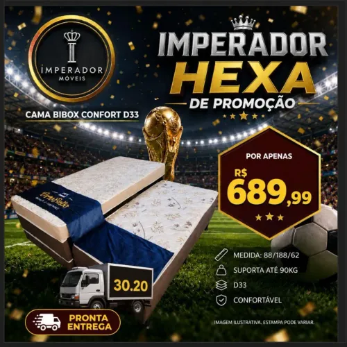Cama Bibox Confort D33