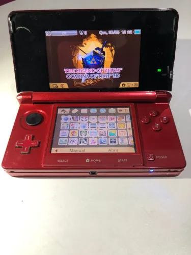 Nintendo 3DS Old Vermelho Desbloqueado 
