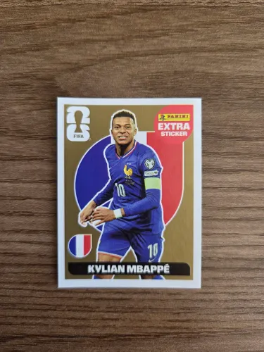Figurinha Extra Mbappe Ouro - Copa 2026