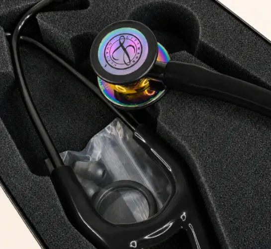 Estetoscópio 3M? Littmann Cardiology IV 6240 Preto Rainbow
