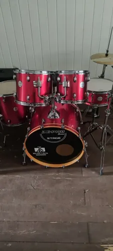 Bateria acústica profissional completa X-PRO 