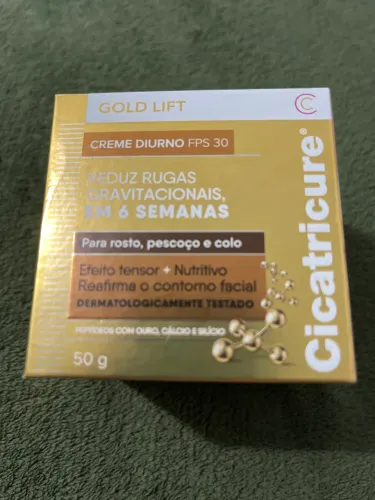 Creme facial anti idade Gold UFT cicatricure 