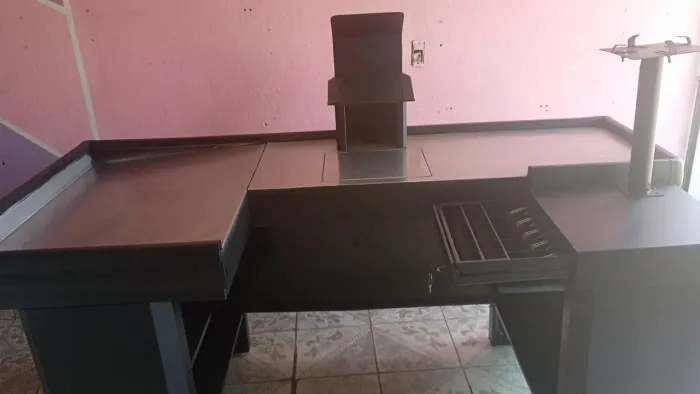 Balcão caixa de supermercado