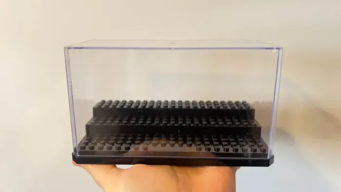 Expositor/Vitrine para Minifiguras LEGO - Acrílico Transparente com 3 Níveis