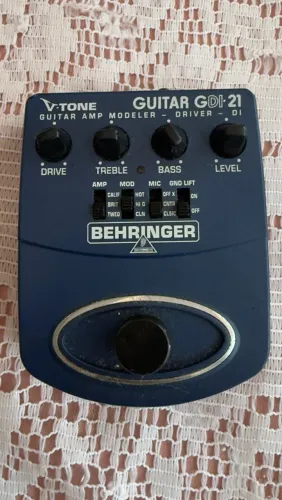 Pedal Guitarra Behringer V-tone Gdi21 Guitar Modeler Azul
