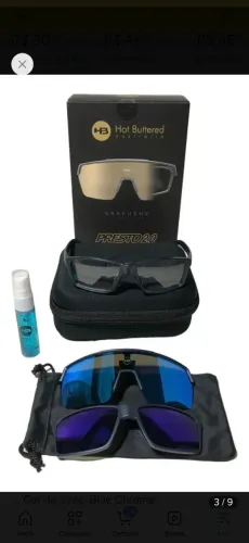Armação Óculos Sol Hb Presto 2.0 Ciclismo Grafeno Azul Navy