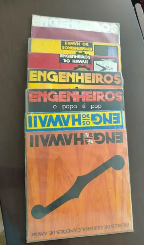 Engenheiros do Hawaii 7 LPs em Excelente estadoLPs