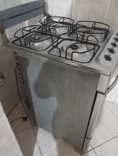 Fogão elétrico Brastemp INOX