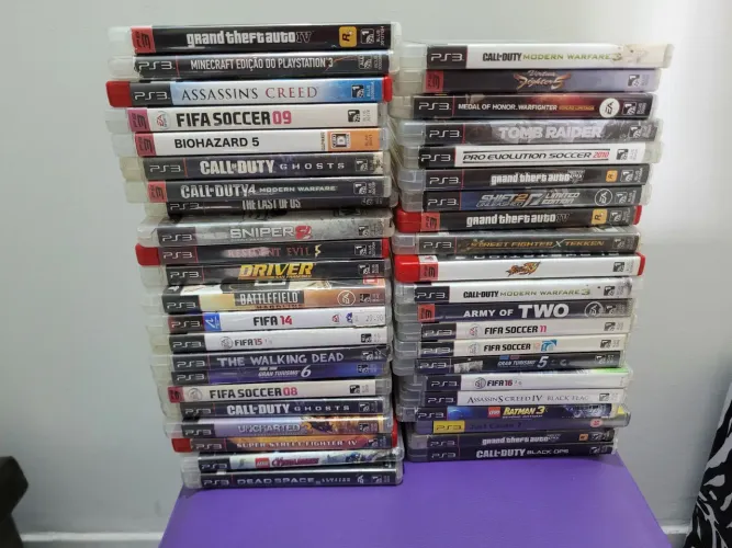 Lote de jogos PS3 originais mídia fisica