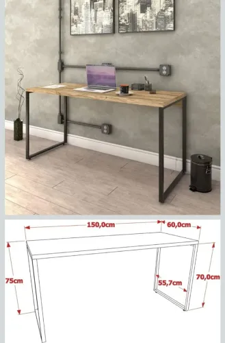 Mesa escrivaninha trevalla kuadra 150cm