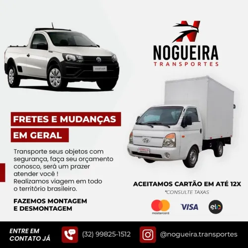 Fretes, carretos e viagens