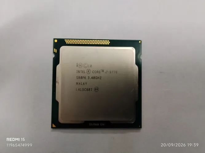 Processador intel i7 - 3770 - 3.40ghz + cooler e dissipador