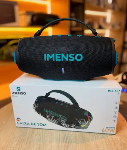 SOM PROFISSIONAL IMENSO ESTILO BOOMBOX 45 CENTÍMETROS GG PROVA D ÁGUA