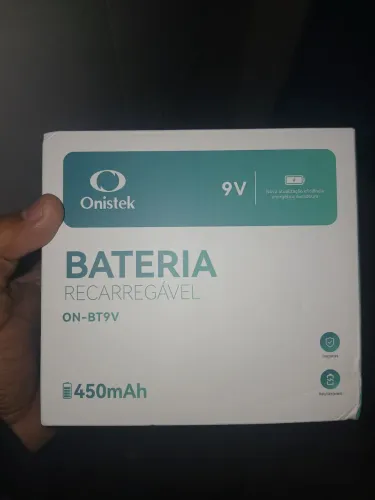 Bateria recarregável caixa com 10