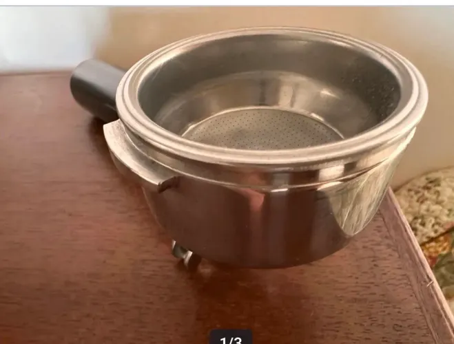 Porta filtro/Cachimbo de 2 saídas para cafeteira Saeco SE 50