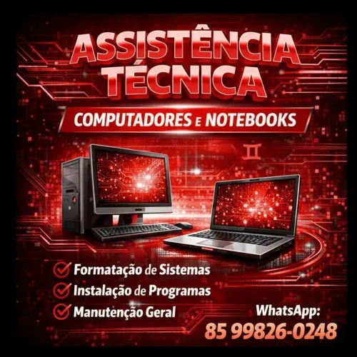 Assistência de computadores e notebooks