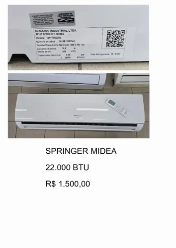 AR CONDICIONADO SPRINGER MIDEA