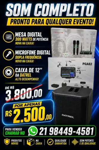 Som profissional novo 