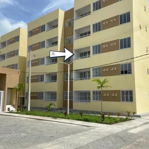 Ecovila Praia - Apartamento 02 Quartos (01 Suíte) em Candeias