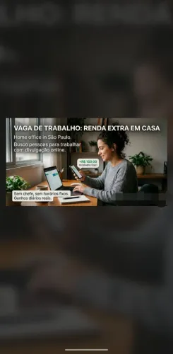 Vaga Home Office: Auxiliar de Expansão Digital (Ganhos por Produtividade)