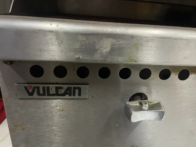 Chapa Vulcan 1,20m 4 queimadores, novíssima 