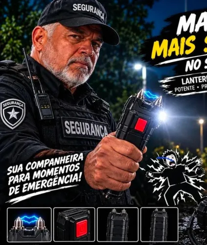 Lanterna xoqui Recarregável Potente Prática Para Noite e Emergência