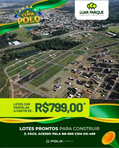 LOTES A PRESTAÇÃO EM ABADIA DE GOIÁS