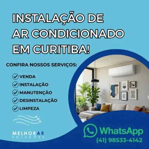 Instalação de Ar Condicionado Completa com 3 Metros de Tubulação