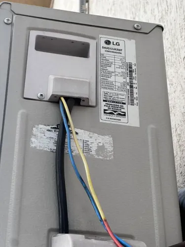 LG inverter com defeito
