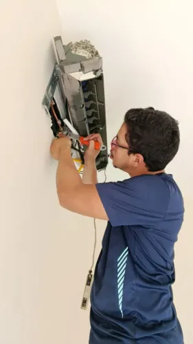 Instalação de ar condicionado 