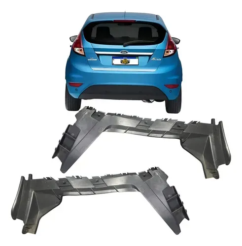 Par Suporte Parachoque Traseiro Fiesta Hatch 2014/2021