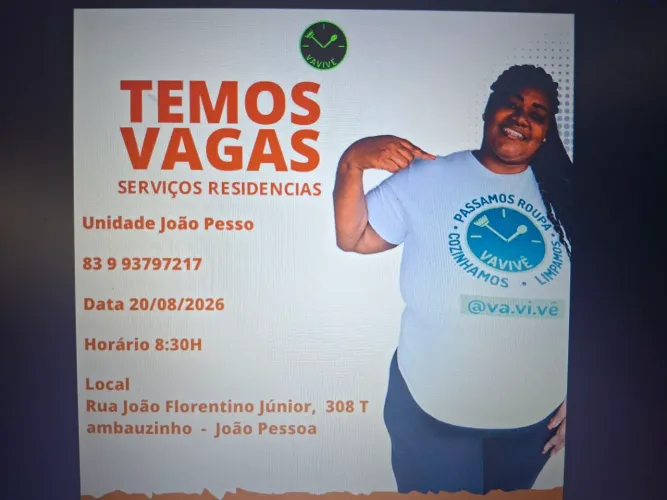 Temos vagas