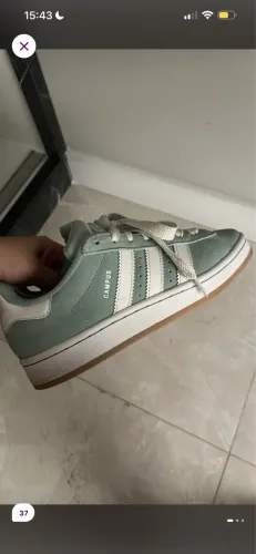 tenis adidas campus 00 verde agua 37