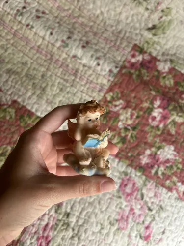 Decoração - Anjinho com Livro